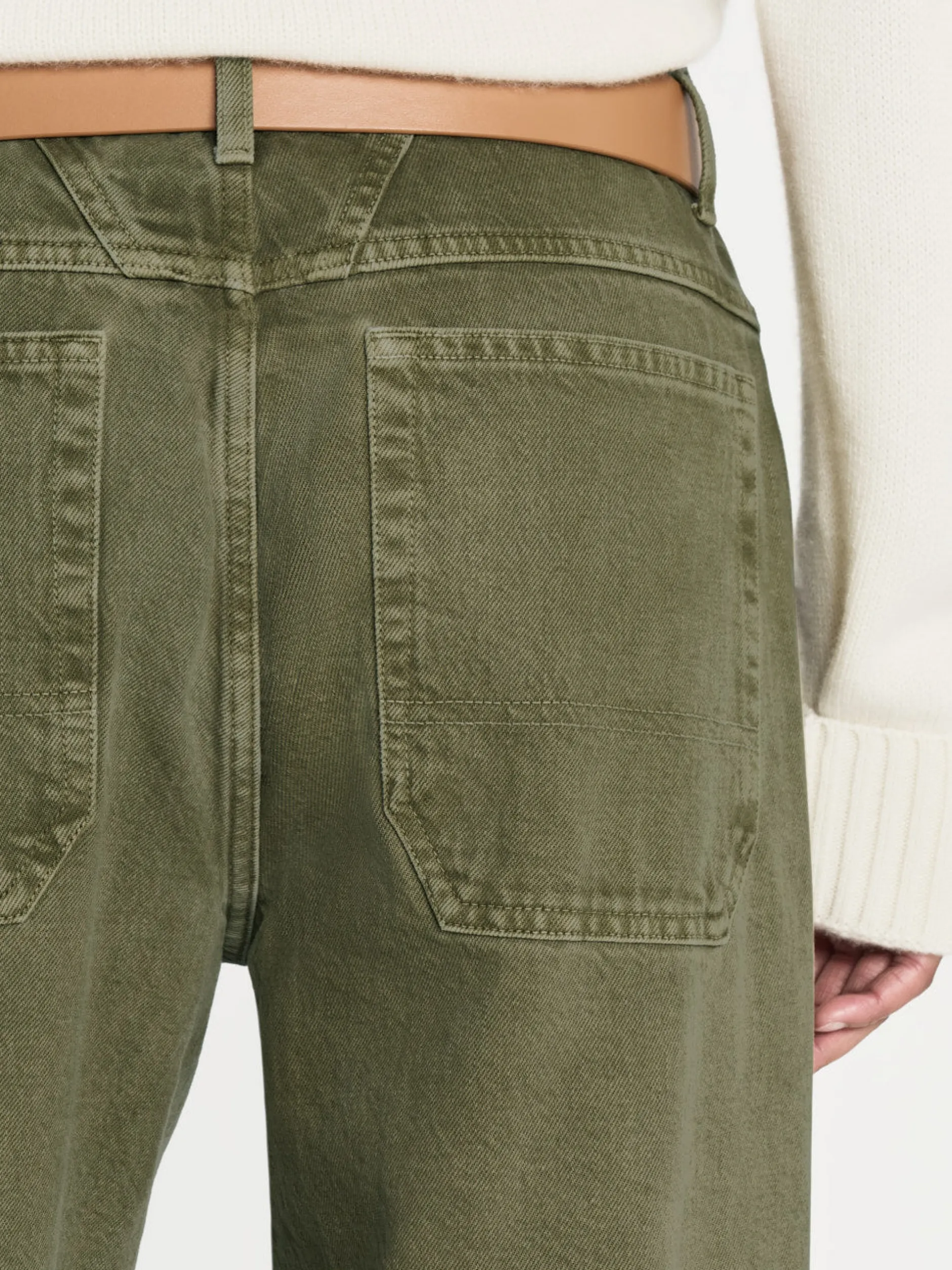 FRAME 90's Utility Loose in Washed Summer Sage<Women Straight
