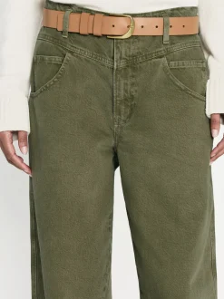 FRAME 90's Utility Loose in Washed Summer Sage<Women Straight