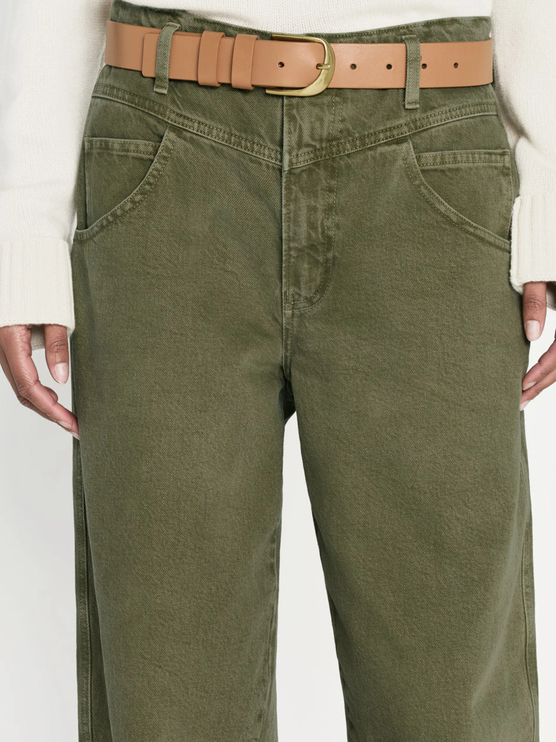 FRAME 90's Utility Loose in Washed Summer Sage<Women Straight