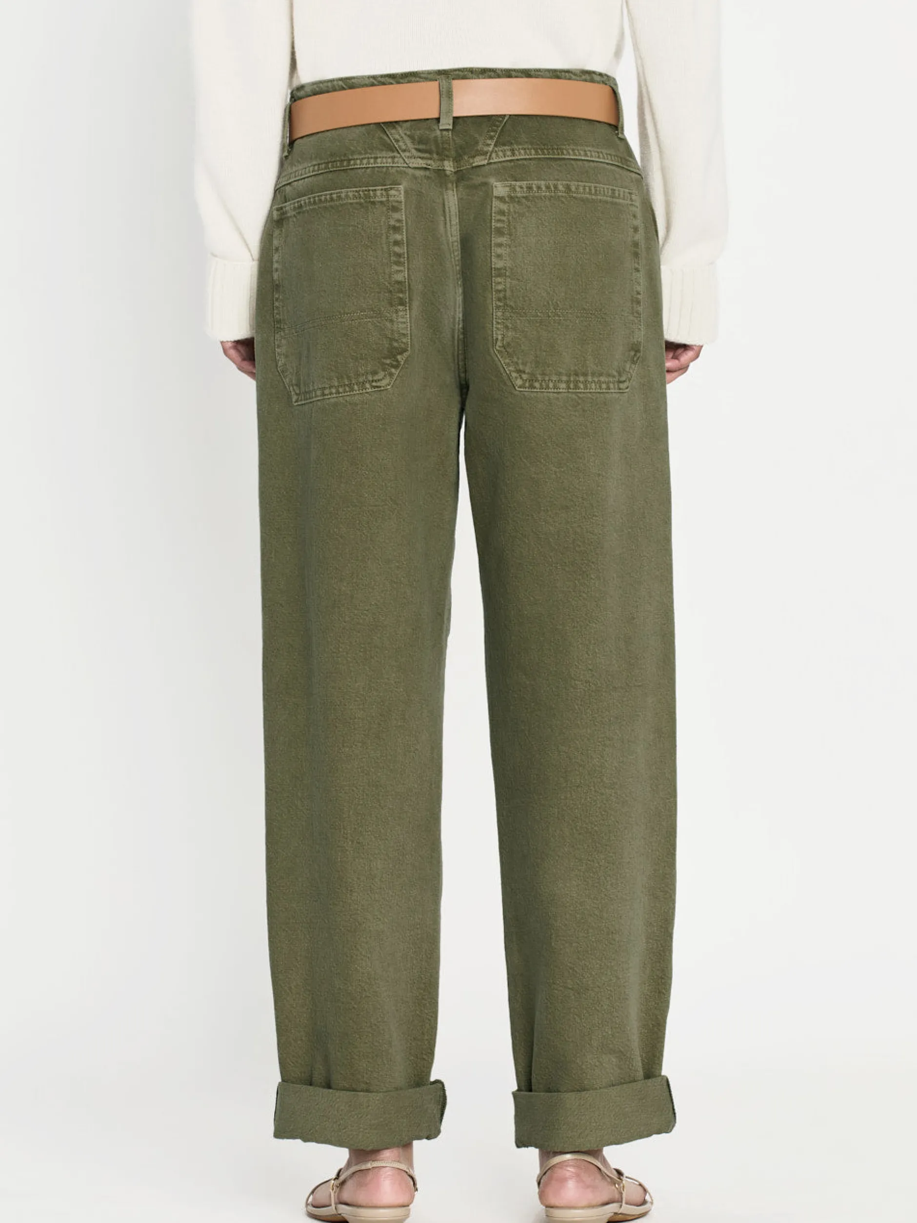 FRAME 90's Utility Loose in Washed Summer Sage<Women Straight