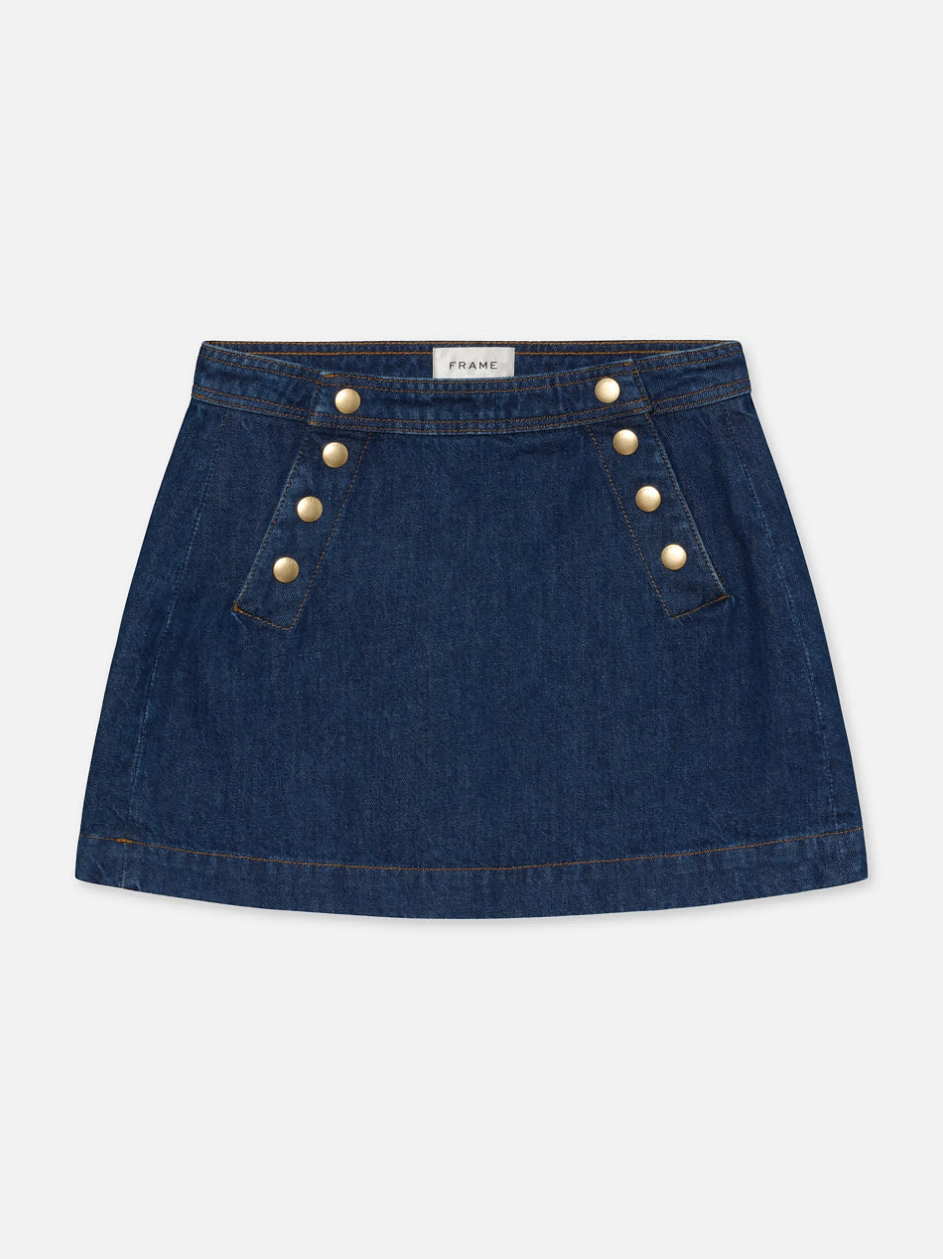 FRAME Sailor Snap Skirt in<Women Skirts & Shorts