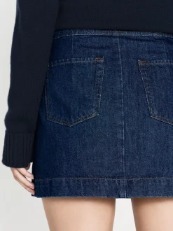 FRAME Sailor Snap Skirt in<Women Skirts & Shorts