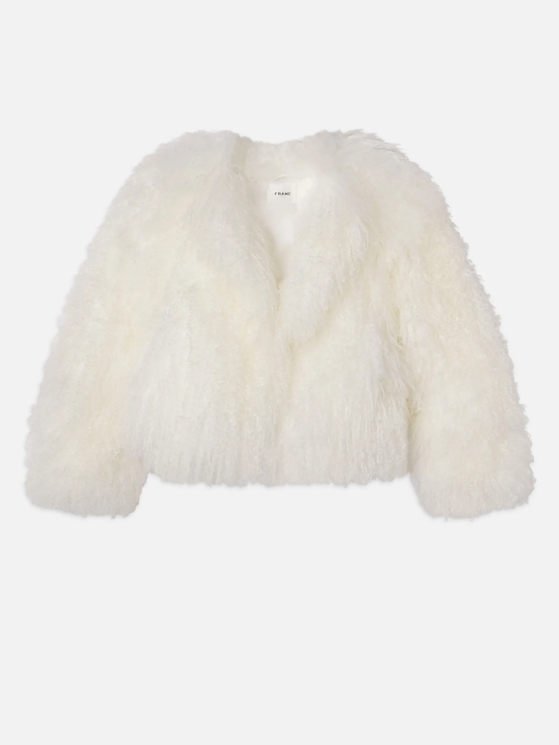 FRAME Shaggy Shearling Coat in<Women Jackets & Coats