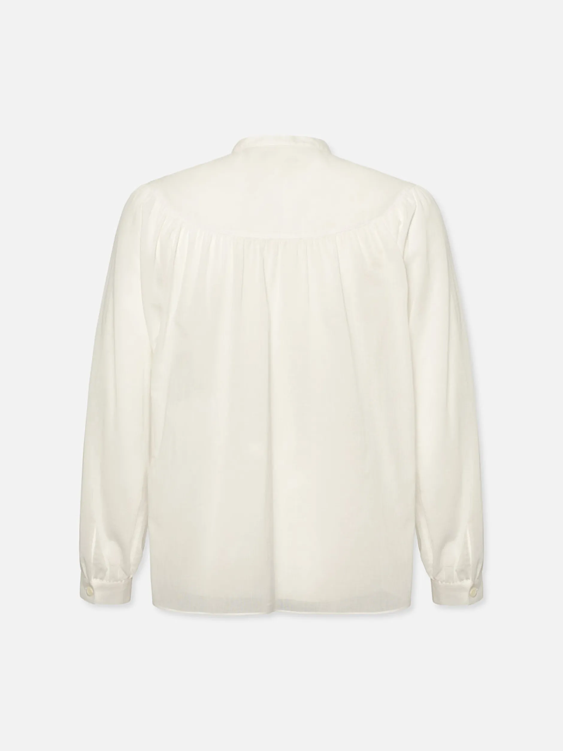 FRAME Shirred Popover Blouse in<Women Tops & Blouses