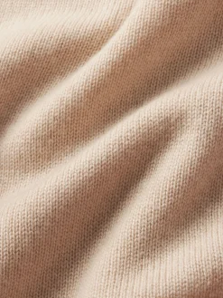 FRAME Shrunken Cashmere Cardi in Almond Pink<Women Sweaters