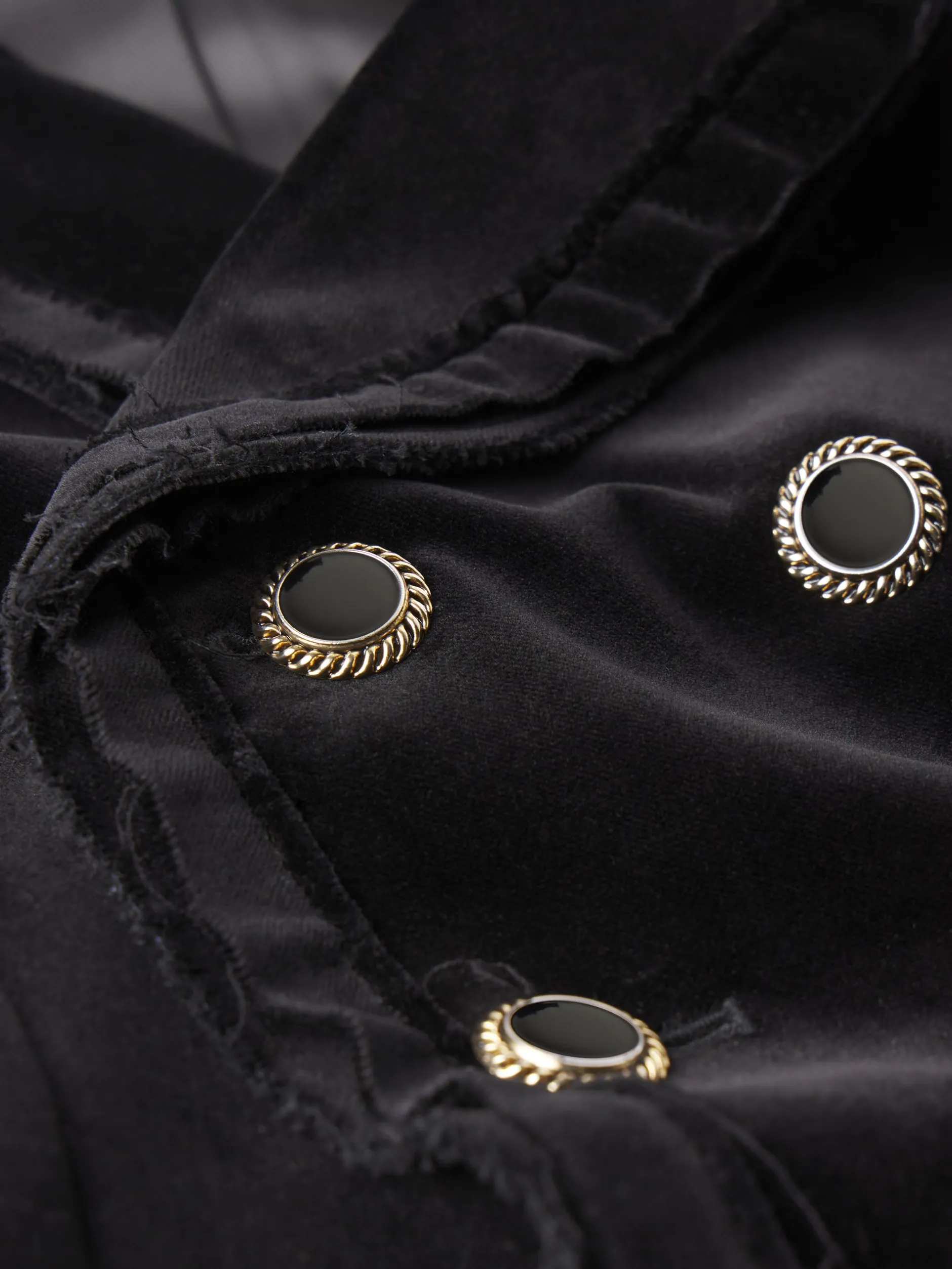 FRAME Shrunken Velvet Blazer in<Women Jackets & Coats