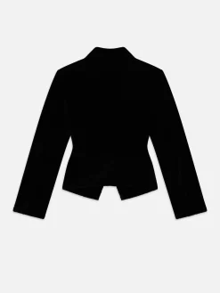 FRAME Shrunken Velvet Blazer in<Women Jackets & Coats