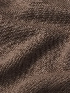FRAME Silk Blend Polo Sweater in Soft Mocha< Sweaters & Hoodies