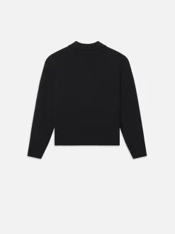 FRAME Silk Blend Polo Sweater in< Sweaters & Hoodies|Tees & Polos