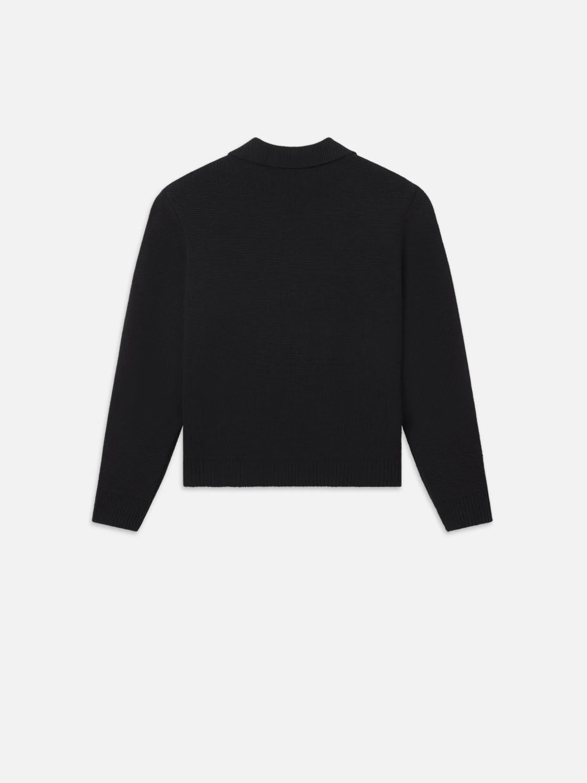 FRAME Silk Blend Polo Sweater in< Sweaters & Hoodies|Tees & Polos