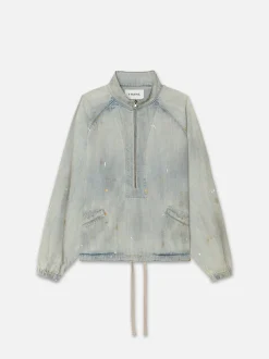 FRAME Skater Jacket in Alvin Paint< Denim Jackets|Jackets & Coats