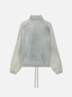FRAME Skater Jacket in Alvin Paint< Denim Jackets|Jackets & Coats