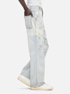FRAME Skater Jean in Panama Rips< Wide Leg