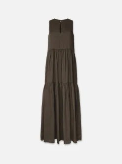 FRAME Sleeveless Tiered Maxi in<Women Dresses & Jumpsuits