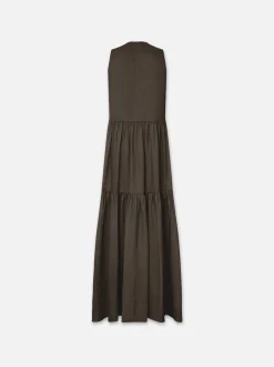FRAME Sleeveless Tiered Maxi in<Women Dresses & Jumpsuits
