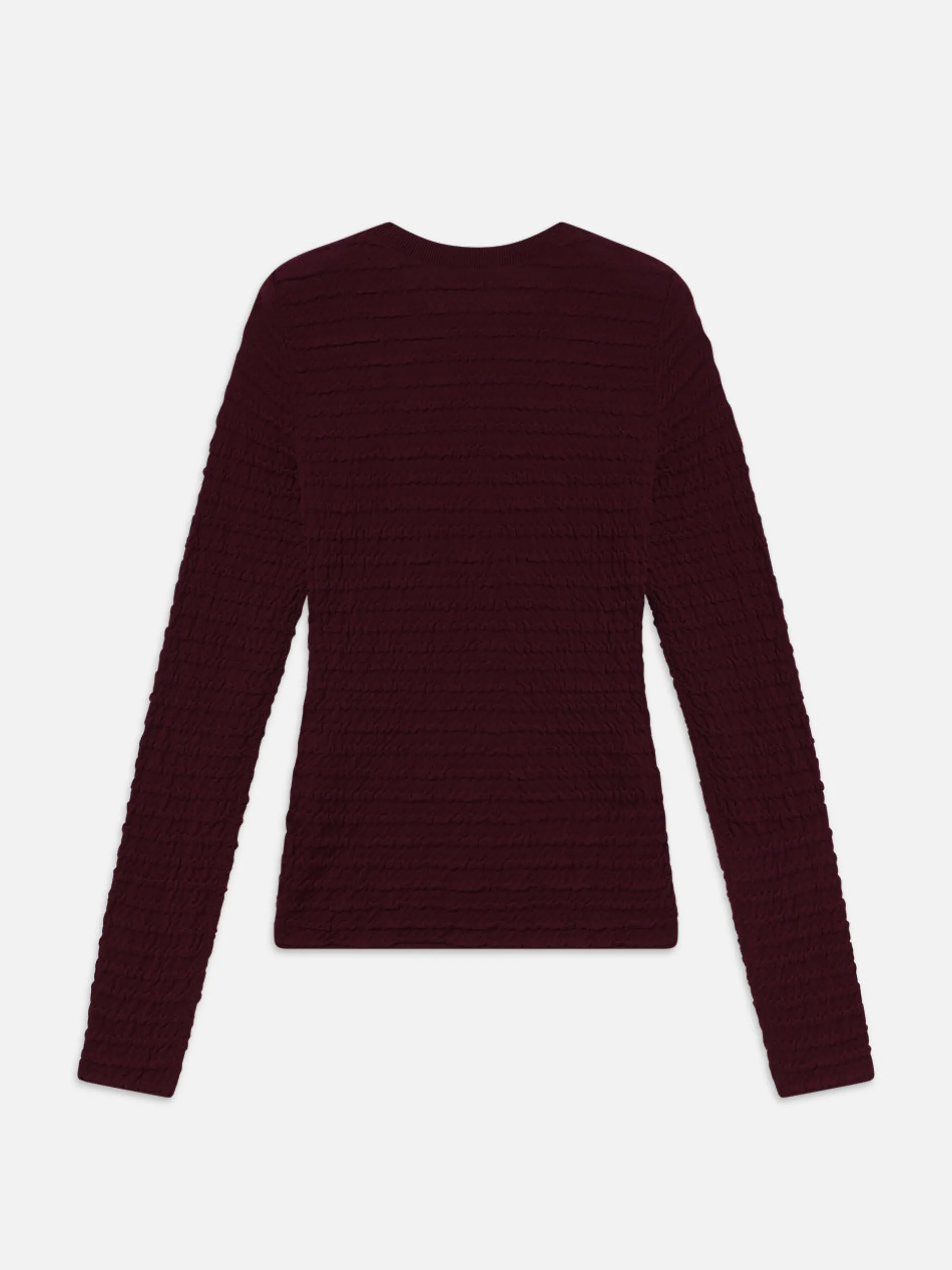 FRAME Smocked Long Sleeve Crewneck in<Women Tops & Blouses|Sweaters