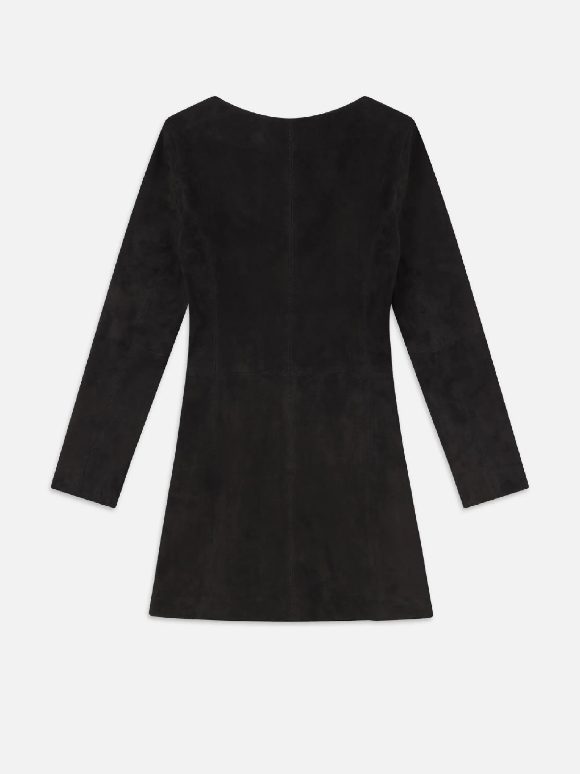 FRAME Suede Button Front Mini Dress in<Women Leather & Suede|Dresses & Jumpsuits