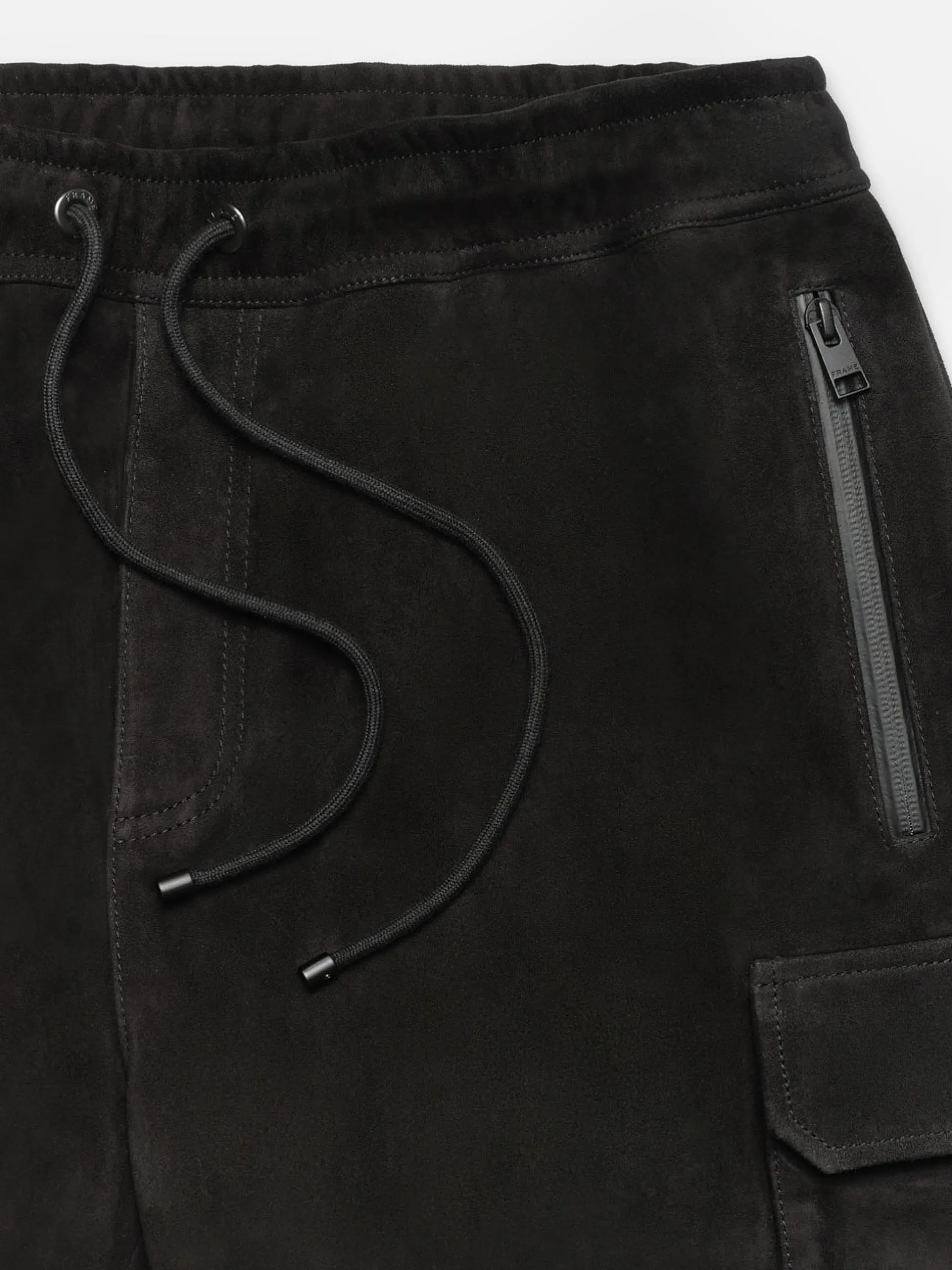 FRAME Suede Cargo Jogger in< Leather & Suede|Pants & Shorts