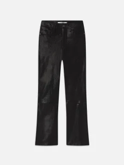 FRAME Suede Le Crop Mini Boot in Black Multi<Women Leather & Suede|Pants
