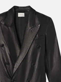 FRAME Tailored Leather Coat in<Women Leather & Suede|Jackets & Coats