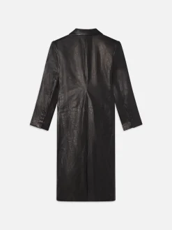 FRAME Tailored Leather Coat in<Women Leather & Suede|Jackets & Coats