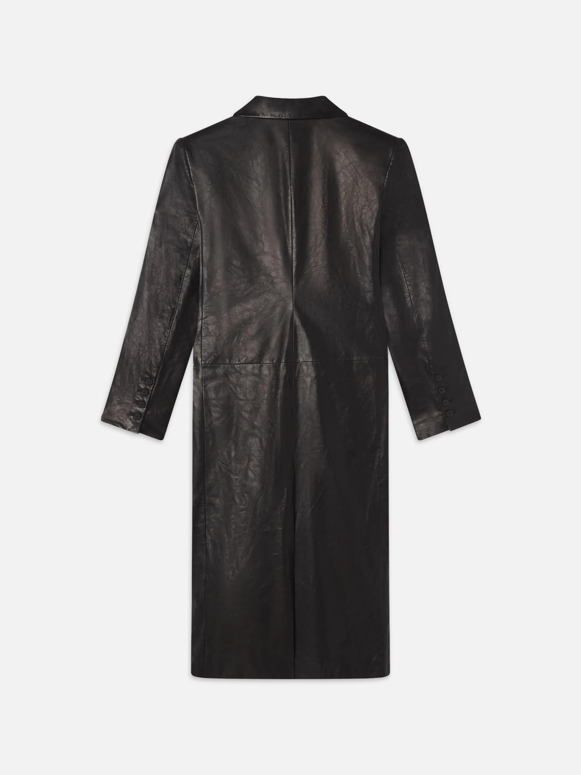 FRAME Tailored Leather Coat in<Women Leather & Suede|Jackets & Coats