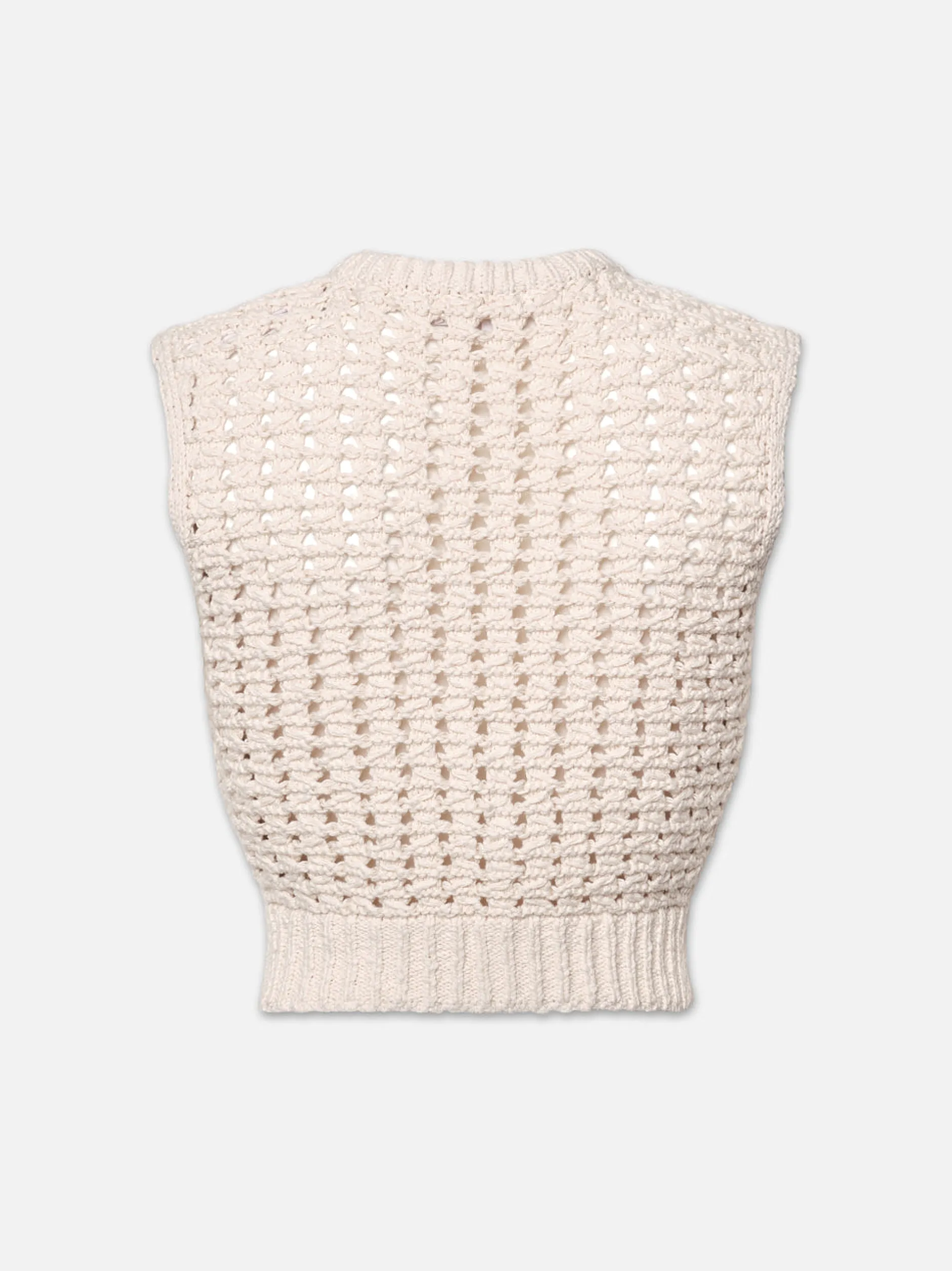 FRAME Tape Yarn Sweater Vest in<Women Sweaters
