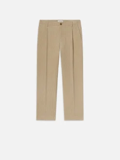 FRAME Tapered Pleated Trousers in< Pants & Shorts