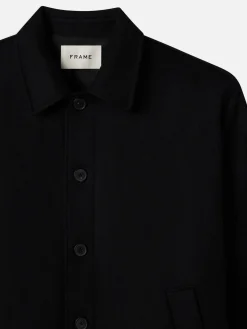 FRAME Textured Overshirt Jacket in< Jackets & Coats