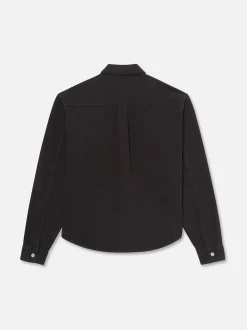 FRAME Textured Terry Overshirt in< Jackets & Coats