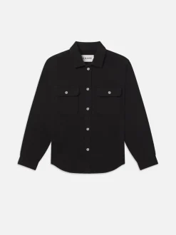 FRAME Textured Terry Overshirt in< Jackets & Coats|Shirts