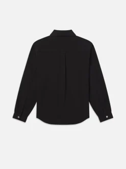 FRAME Textured Terry Overshirt in< Jackets & Coats|Shirts