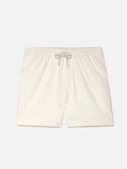 FRAME Textured Terry Short in Off White< Pants & Shorts