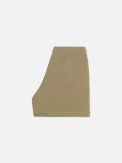 FRAME Textured Terry Short in Dark Beige< Pants & Shorts