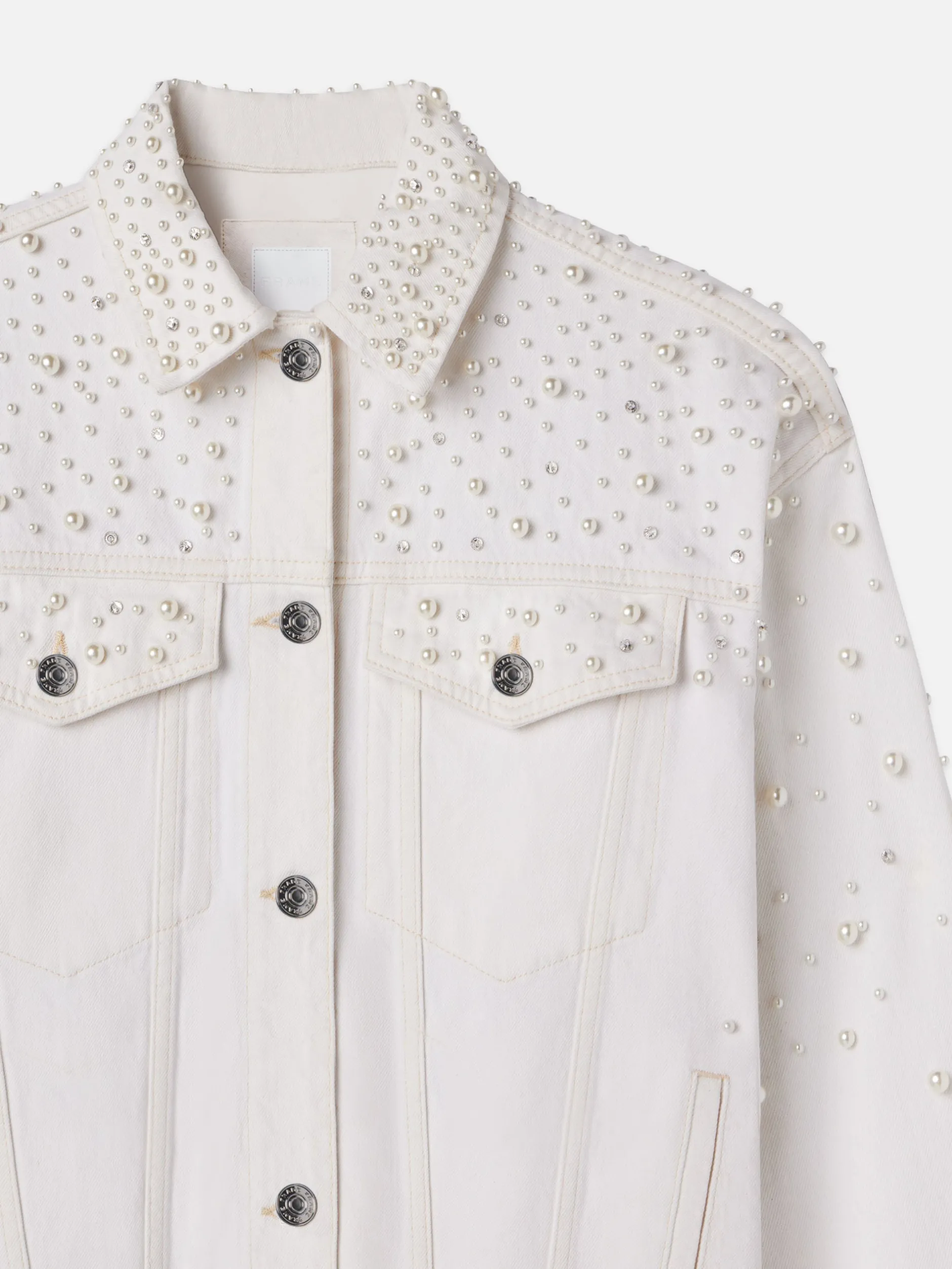 FRAME The Atelier Pearl Jacket in Au Natural Clean<Women Jackets & Coats