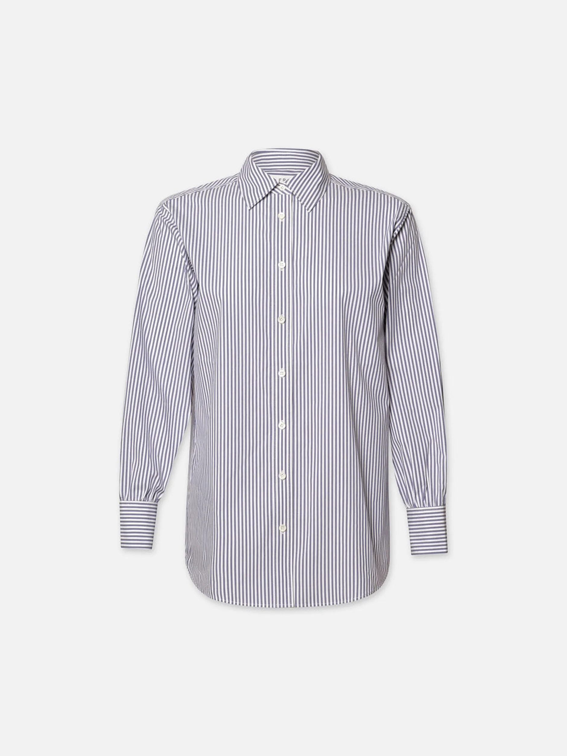 FRAME The Borrowed Shirt in Dark Chambray Multi<Women Tops & Blouses