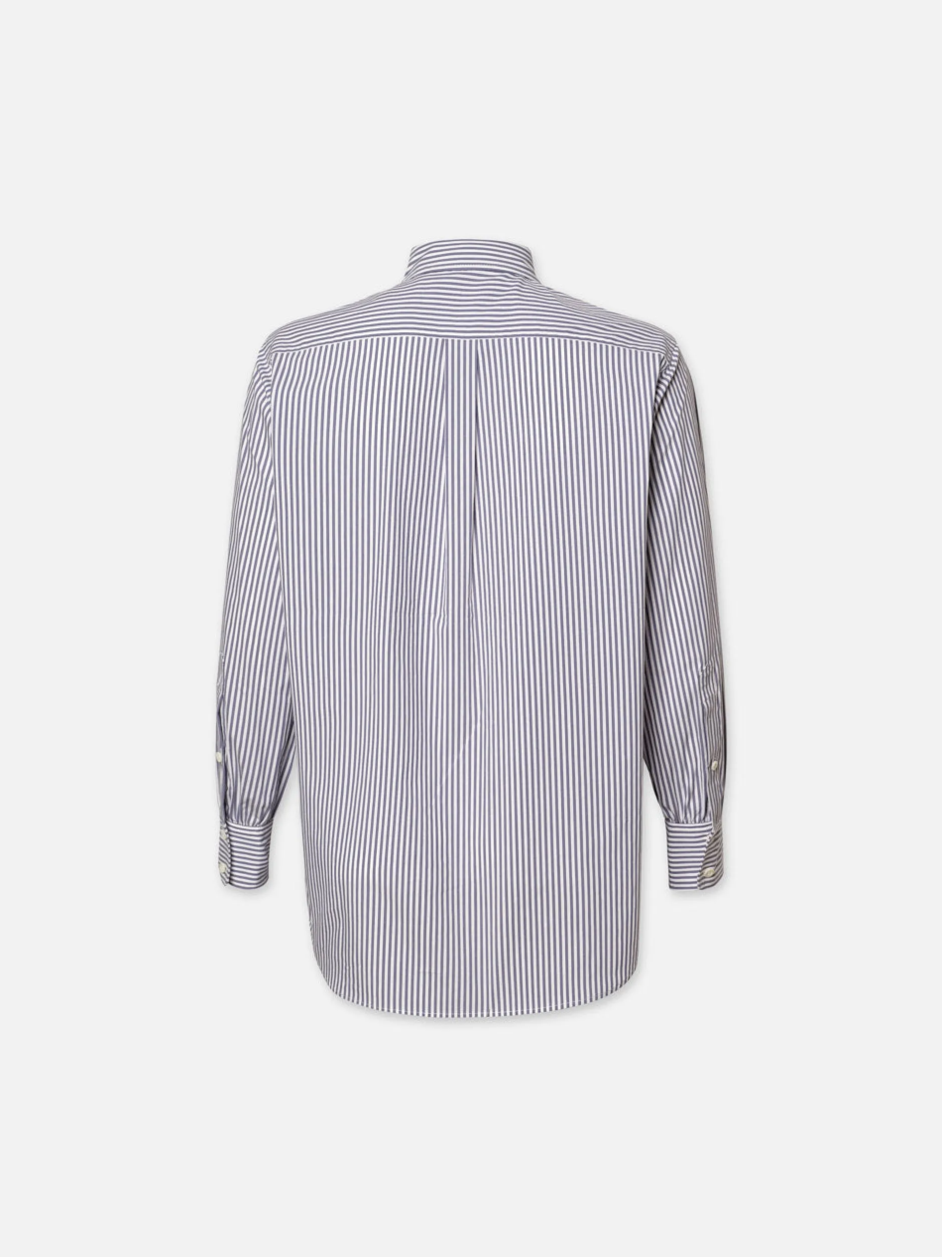FRAME The Borrowed Shirt in Dark Chambray Multi<Women Tops & Blouses