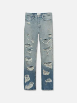 FRAME The Boxy Jean in Lagoon Rips< Straight