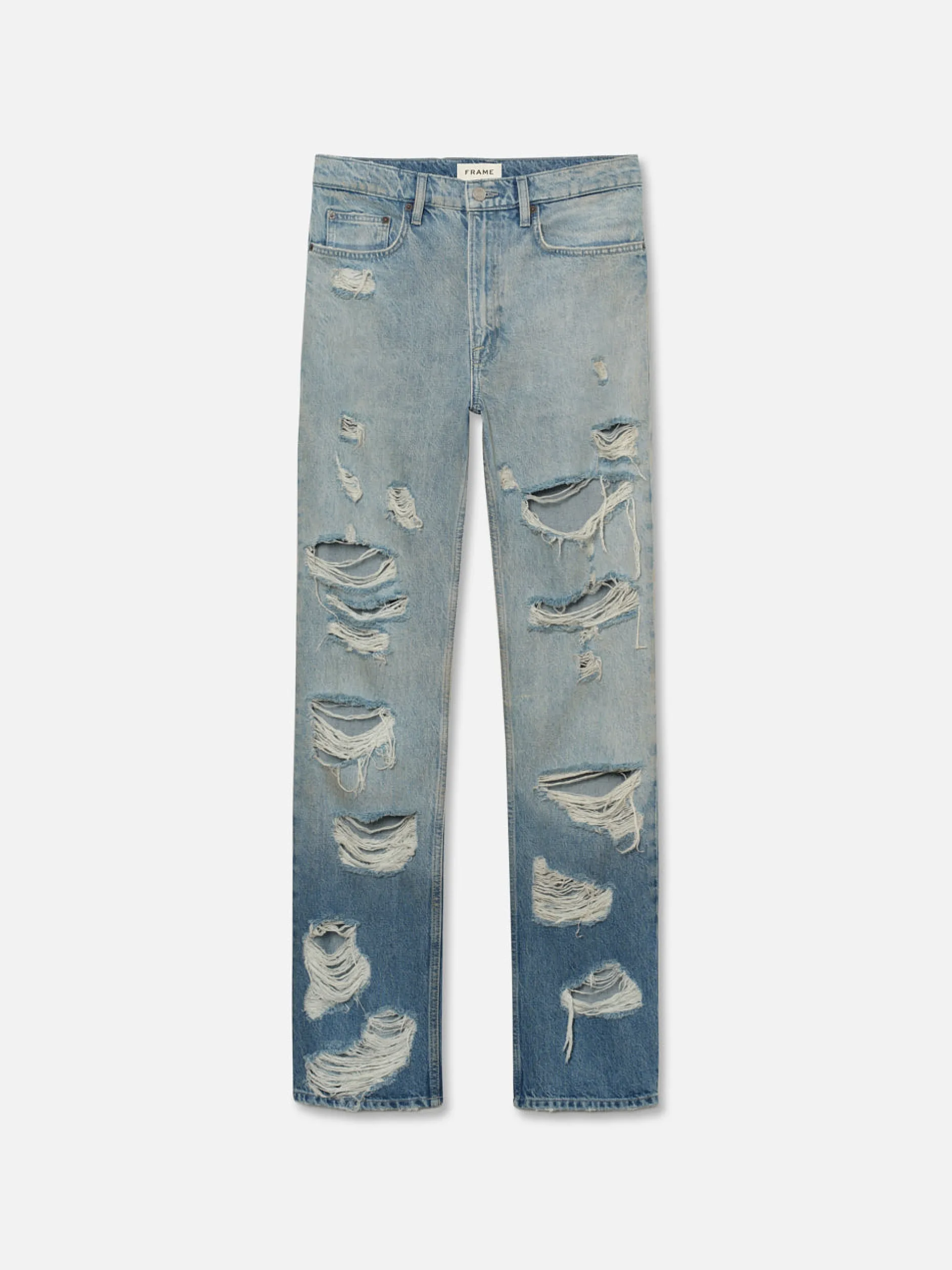 FRAME The Boxy Jean in Lagoon Rips< Straight