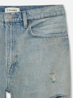 FRAME The Boxy Jean in Lagoon Rips< Straight