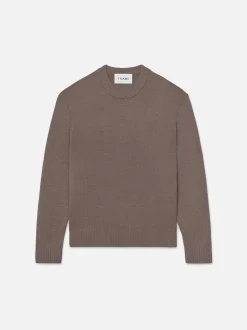 FRAME The Cashmere Crewneck Sweater in Dry Rose< Sweaters & Hoodies