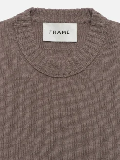 FRAME The Cashmere Crewneck Sweater in Dry Rose< Sweaters & Hoodies
