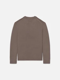 FRAME The Cashmere Crewneck Sweater in Dry Rose< Sweaters & Hoodies