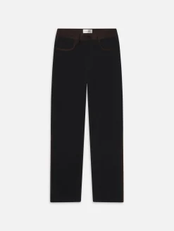 FRAME The Equestrian Straight in Trouble Suede<Women Straight|Pants