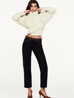 FRAME The Equestrian Straight in Trouble Suede<Women Straight|Pants