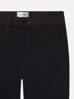 FRAME The Equestrian Straight in Trouble Suede<Women Straight|Pants