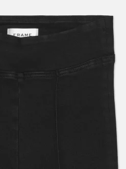 FRAME The Jetset Flare Pintuck in Sheen Noir<Women Flare