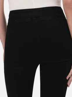 FRAME The Jetset Skinny Crop in Sheen Noir<Women Skinny