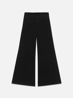 FRAME The Jetset Wide Leg in Sheen Noir<Women Wide Leg