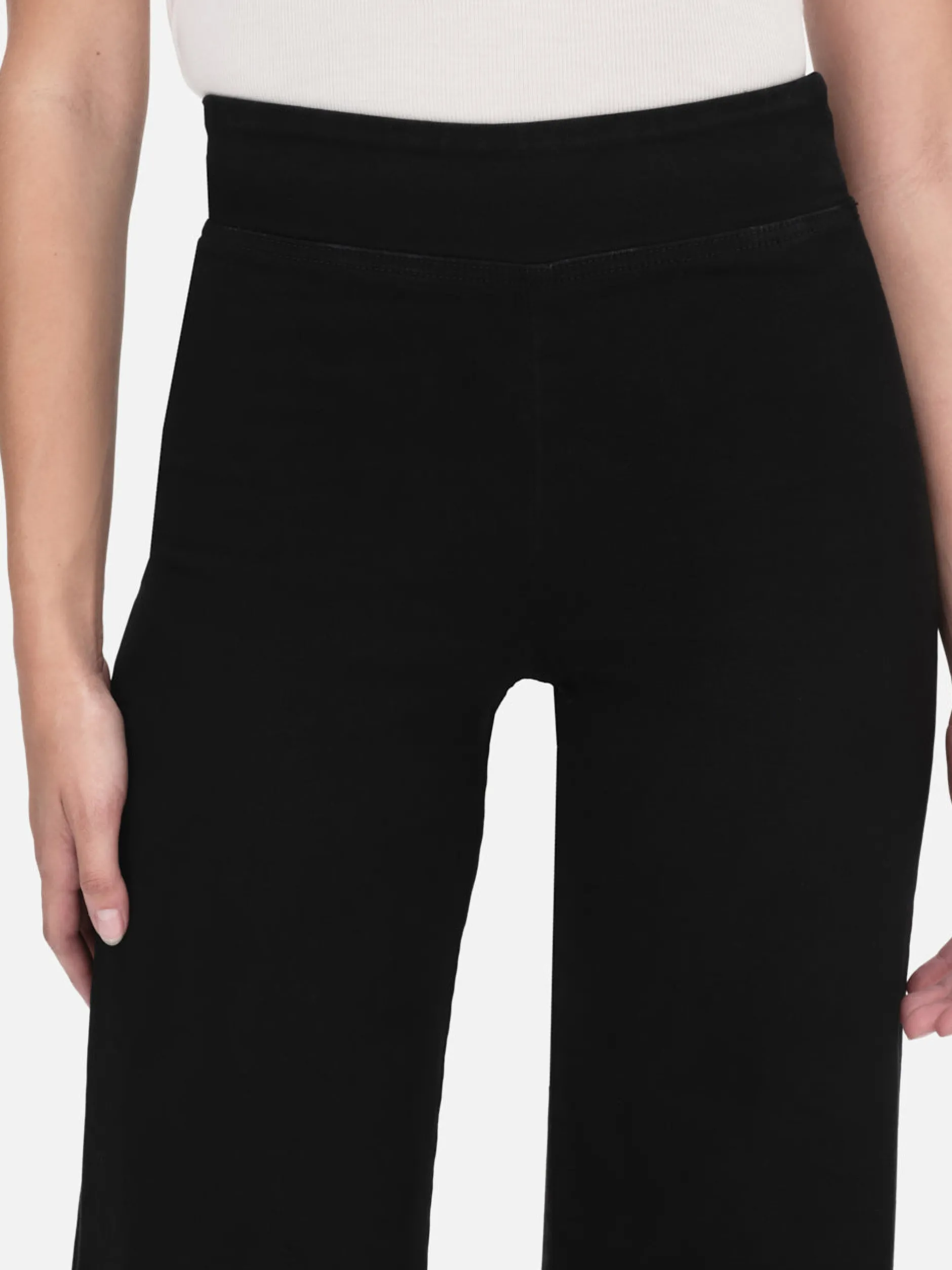 FRAME The Jetset Wide Leg in Sheen Noir<Women Wide Leg